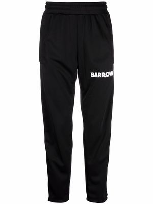 BARROW side-stripe track pants - Black