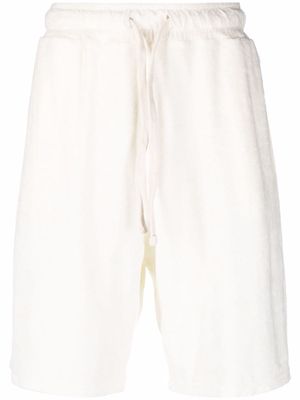 Costumein drawstring track shorts - White