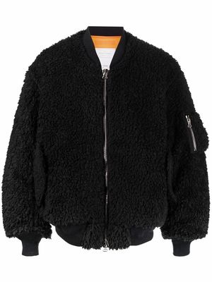 Readymade Teddy bomber jacket - Black