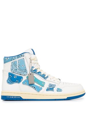 AMIRI Skel-Top Hi Bandana high-top sneakers - Blue