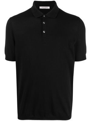 Fileria short-sleeved polo shirt - Black