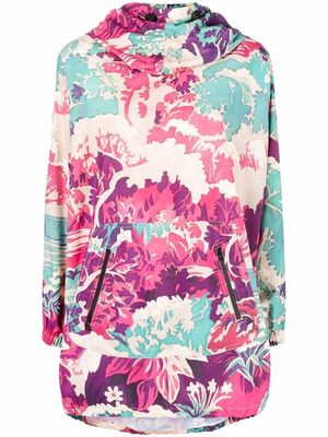 RED Valentino Emerald Forest hooded jacket - Pink