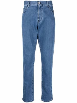 Giorgio Armani light-wash straight-leg jeans - Blue