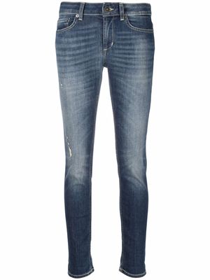 DONDUP faded-finish cropped jeans - Blue