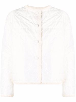 Ermanno Scervino long-sleeve quilted jacket - White