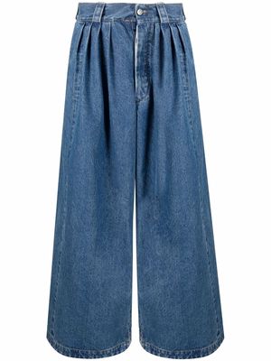 Maison Margiela wide-leg denim jeans - Blue