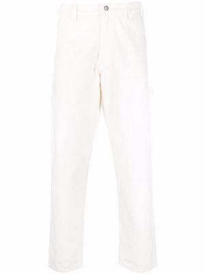 Dickies Construct rear logo-patch trousers - White