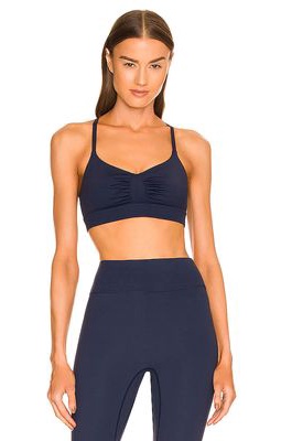 All Access Strappy Low Impact Bra in Navy