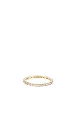 The M Jewelers NY The M Essential Pave Band in Metallic Gold