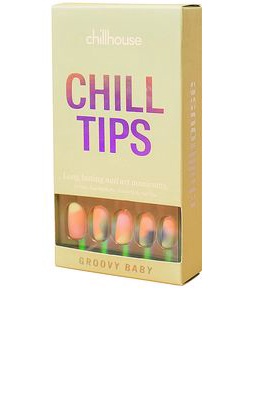 Chillhouse Groovy Baby Chill Tips Press-On Nails in Groovy Baby.