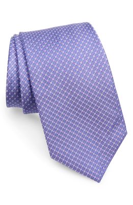 David Donahue Silk Tie in Purple
