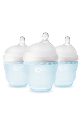Olababy 3-Pack GentleBottle 4-Ounce Baby Bottles in Sky