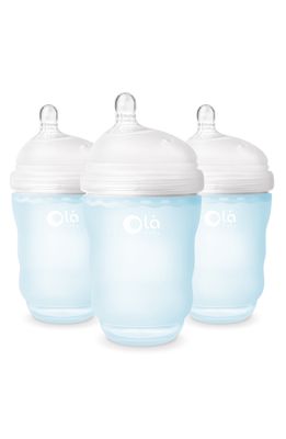 Olababy 3-Pack GentleBottle 8-Ounce Baby Bottles in Sky