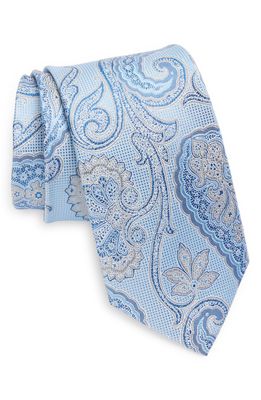 Nordstrom Paisley Silk Tie in Light Blue