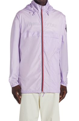 2 Moncler 1952 Chahed Recycled Nylon Rain Jacket in 61G-Lilac