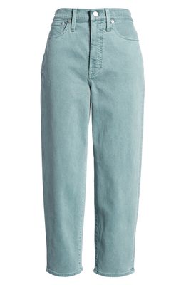 Madewell Garment Dye Balloon Jeans in Faded Shale
