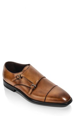 To Boot New York Armando Double Monk Strap Shoe in Crust Tabacco Ant
