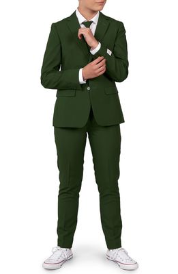OppoSuits Glorious Green Two-Piece Suit with Tie