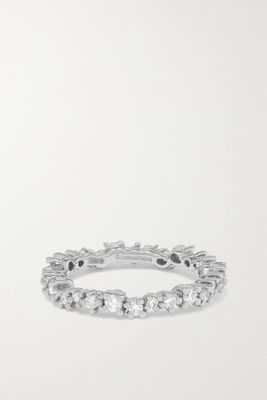 Suzanne Kalan - Eternity 18-karat White Gold Diamond Ring - 5