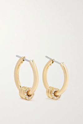 Spinelli Kilcollin - 18-karat Gold Diamond Hoop Earrings - one size