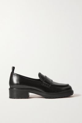 aeyde - Ruth Leather Loafers - Black