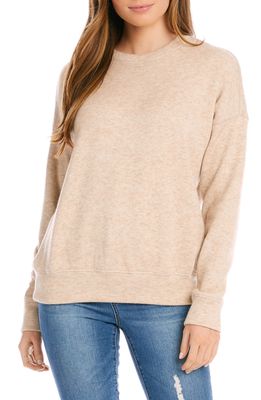 Karen Kane Crewneck Sweater in Oatmeal
