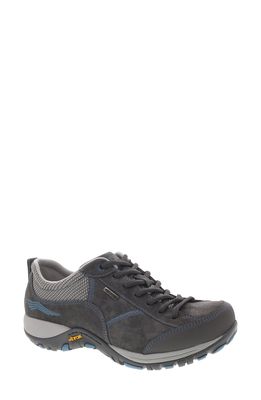 Dansko 'Paisley' Waterproof Sneaker in Grey/Blue Suede