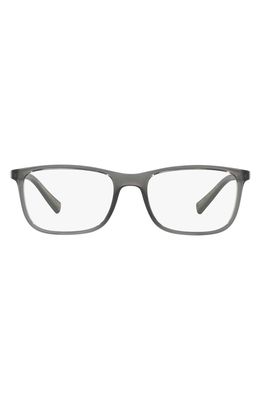 Dolce & Gabbana Pillow 55mm Optical Glasses in Transparent Grey