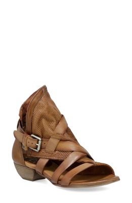 Miz Mooz 'Cassidy' Leather Sandal in Brandy