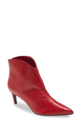 Ted Baker London Galiana Bootie in Red Leather Top Grain
