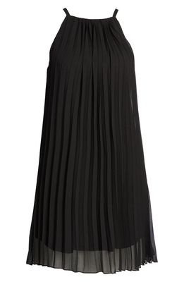 Sam Edelman Sleeveless Pleated Minidress in Black