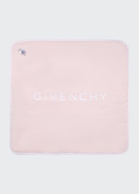 Allover 4G Print Baby Blanket - Reversible To Givenchy Logo