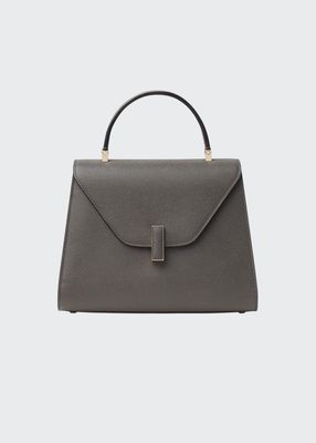 Iside Medium Leather Top-Handle Bag
