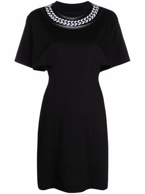 Givenchy chain-print T-shirt dress - Black