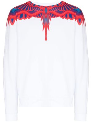 Marcelo Burlon County of Milan Curves Wings sweatshirt - White