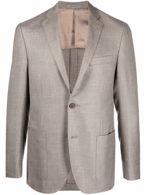 Corneliani single-breasted tailored blazer - Neutrals
