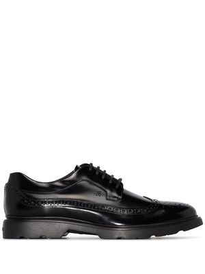 Hogan Windsor brogue Derby shoes - Black