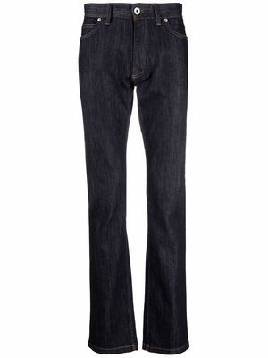Brioni low-rise slim-cut jeans - Blue