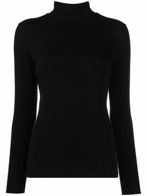 The Row knitted long-sleeve sweatshirt - Black