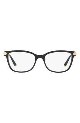 Dolce & Gabbana 53mm Butterfly Optical Glasses in Black