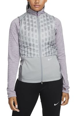 Nike Therma-FIT ADV Down Running Vest in Particle Grey