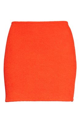 Good American Always Fits Cover-Up Miniskirt in Bright Poppy002