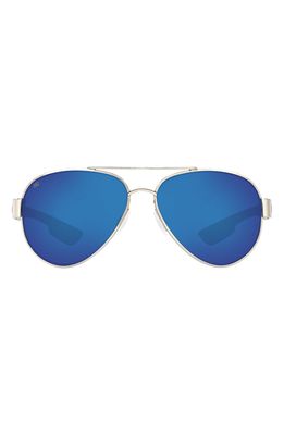 Costa Del Mar 59mm Polarized Pilot Sunglasses in Med Grey