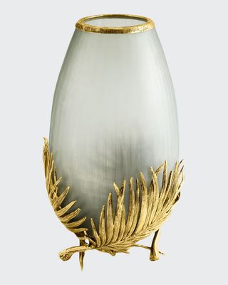 Palm Medium Glass Vase