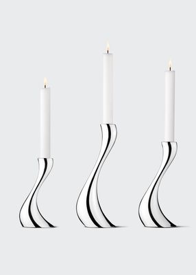 Cobra Candleholders, 3-Piece Set