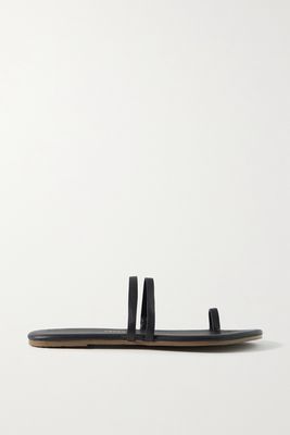 TKEES - Leah Leather Sandals - Black
