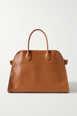 The Row - Margaux 15 Buckled Leather Tote - Brown
