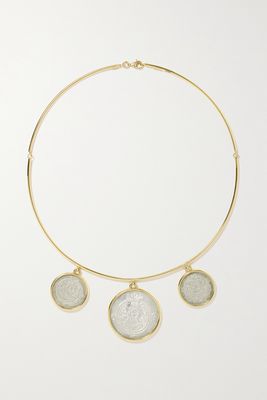 Dubini - 18-karat Gold And Silver Necklace - one size