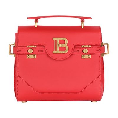 Red quilted leather B-Buzz 23 bag