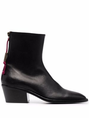 Acne Studios heeled leather boots - Black